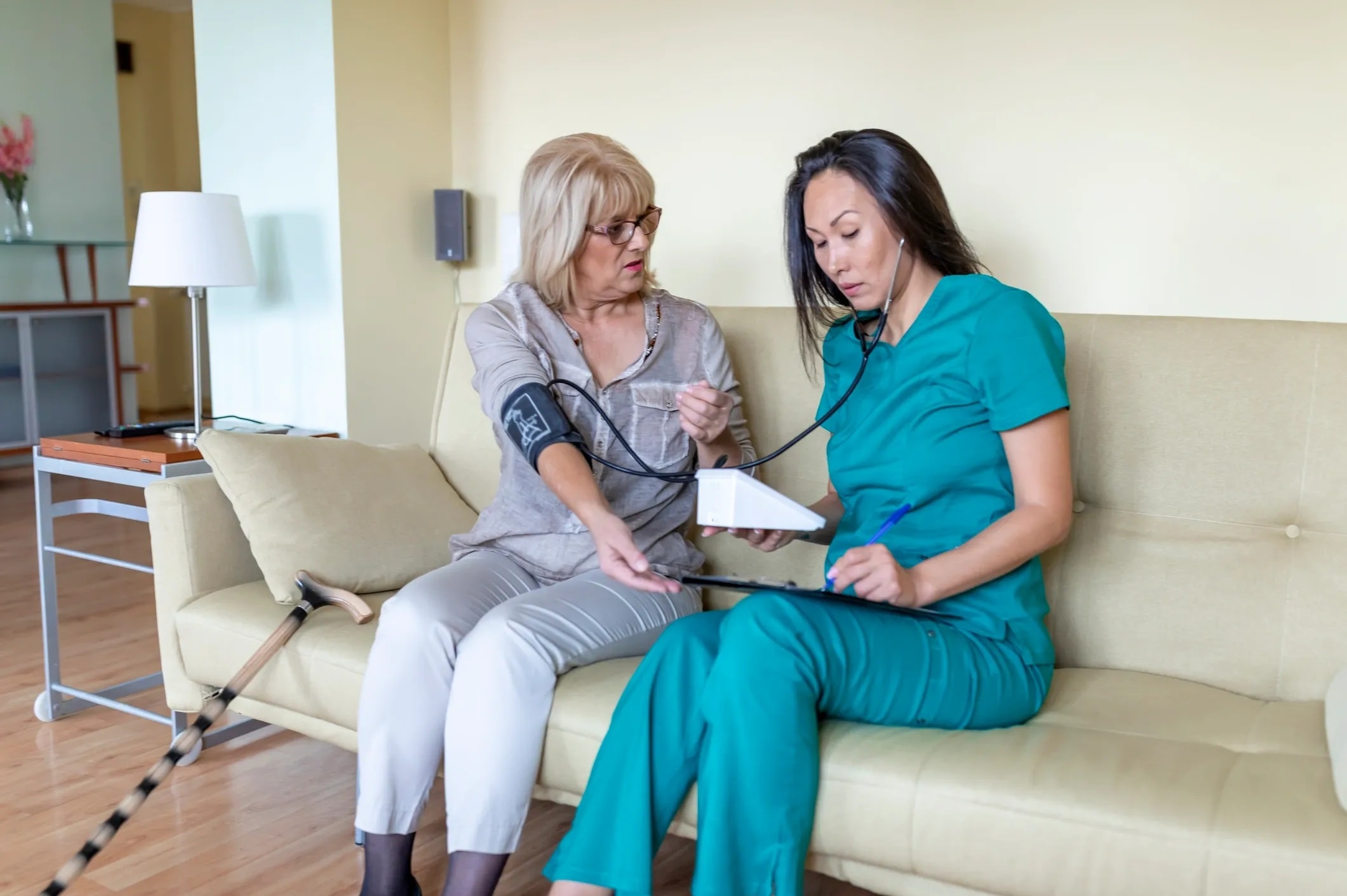 Medical support support at home